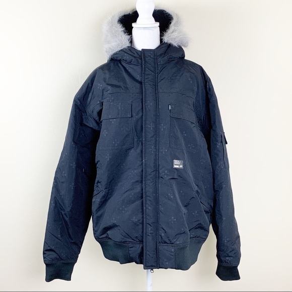 Vans Other - Vans Hooded Winter Parka Jacket Size XL Black